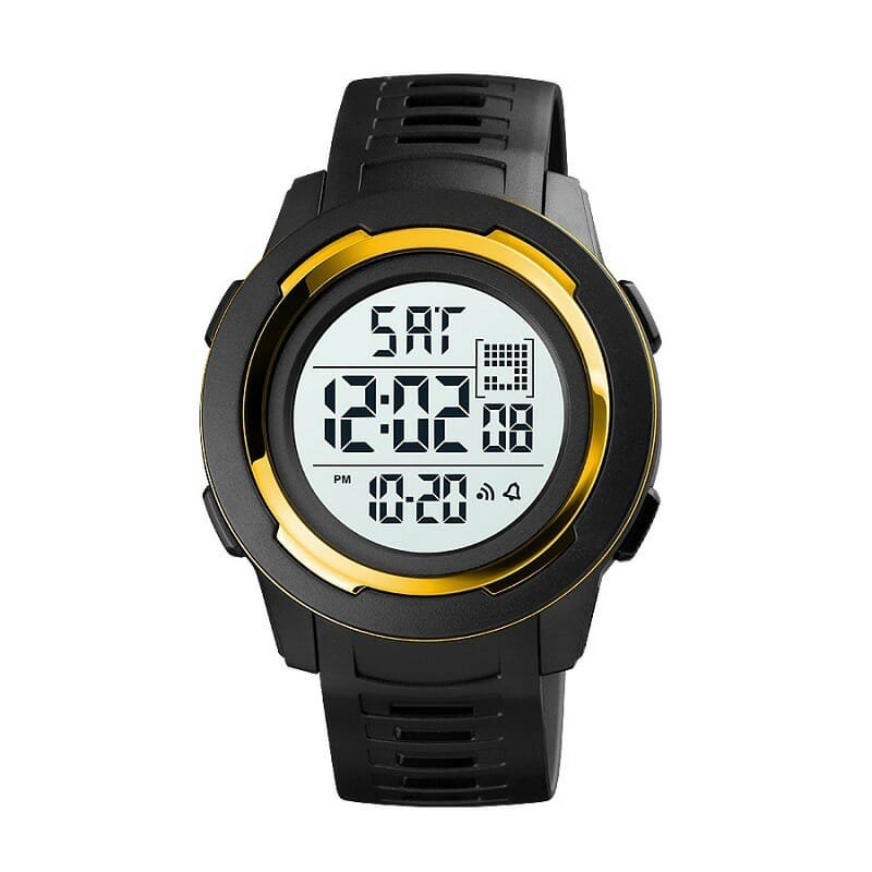 Digital wristwatch - Skmei - 1731 - Gold/White