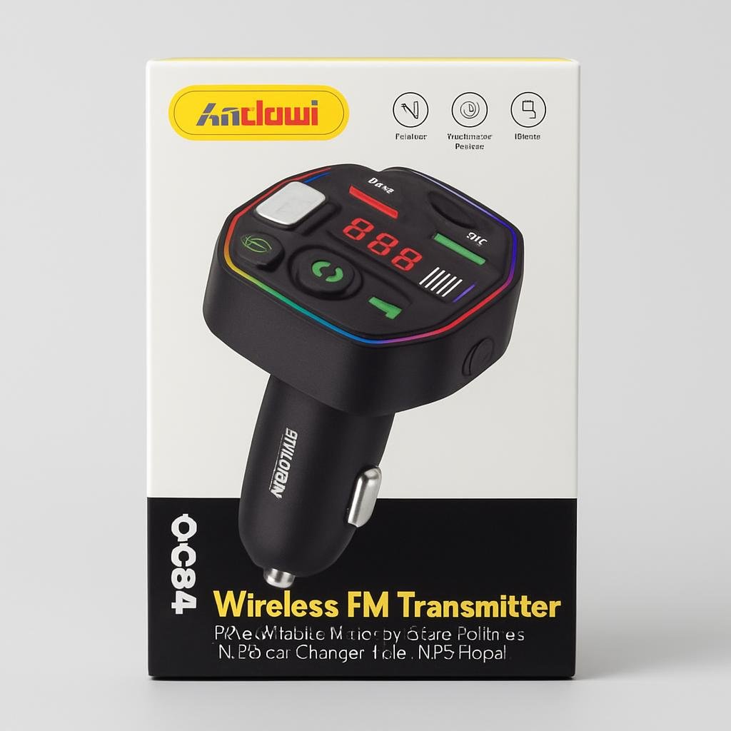 Andowl Q-C84 Wireless FM Transmitter