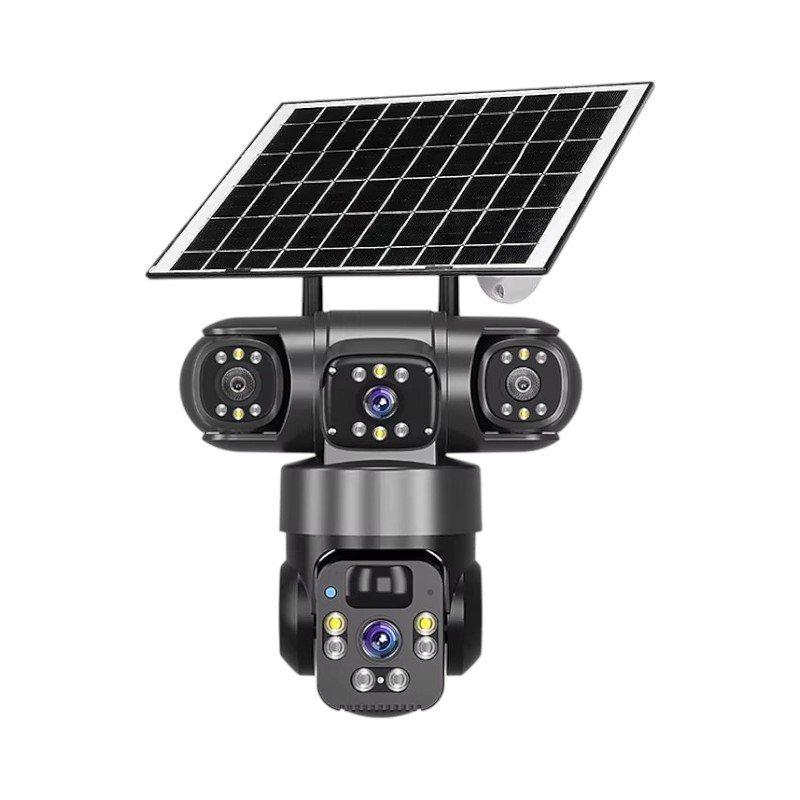 Ηλιακή κάμερα ασφαλείας IP τριπλή - 4G - Security Camera - Q20 - 020331