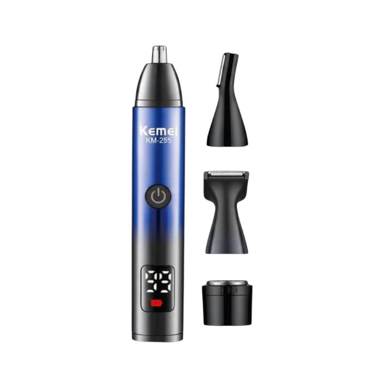 Shaver - Trimmer - KM-255 - Kemei - Dark Blue