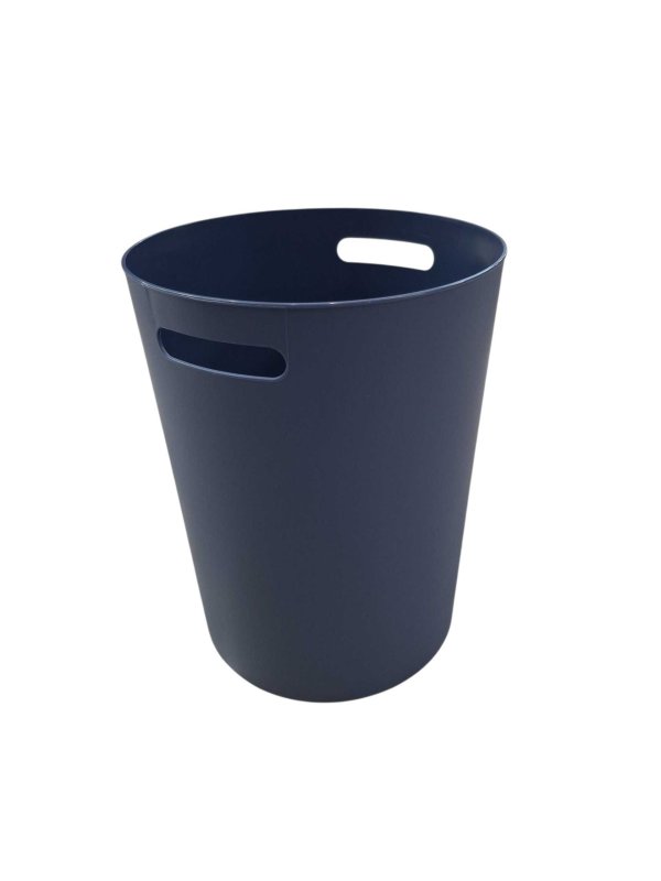 Plastic bathroom waste bin - Blue - 21719