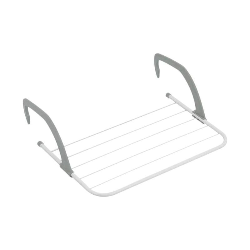 Clothes drying rack - 6838 - 68cm - 915077 - Grey