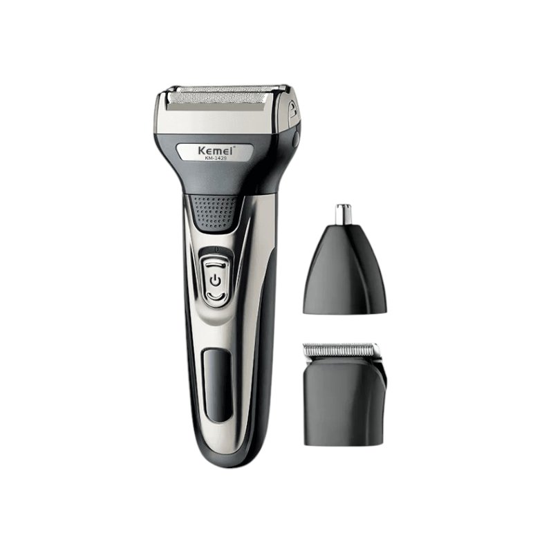 Shaver - Trimmer - KM-1429 - Kemei - Silver