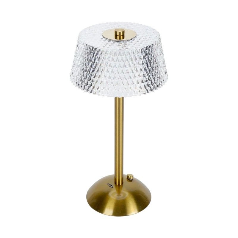 Rechargeable desktop LED lamp - 43-5 - 430163 - Gold