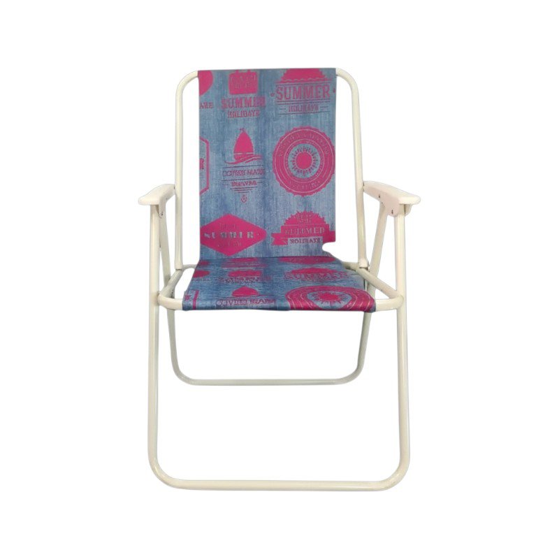 Folding camping chair - 1215-3 - 241736 - Blue/Red