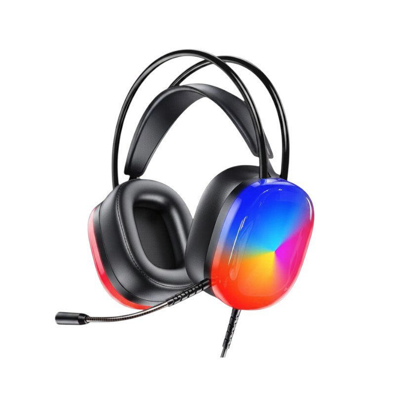 Wired headphones - LED RGB Headphones - GM-11 - AWEI - 260868 - Black