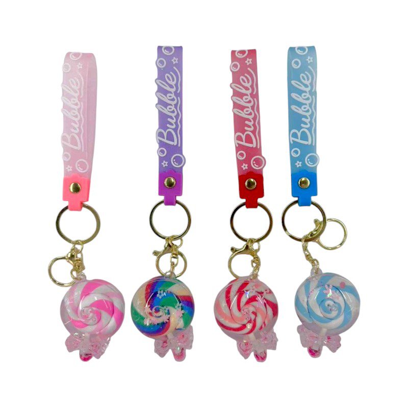 Kids' keychain with strap - Lollipop - Set of 12 pieces - 294143
