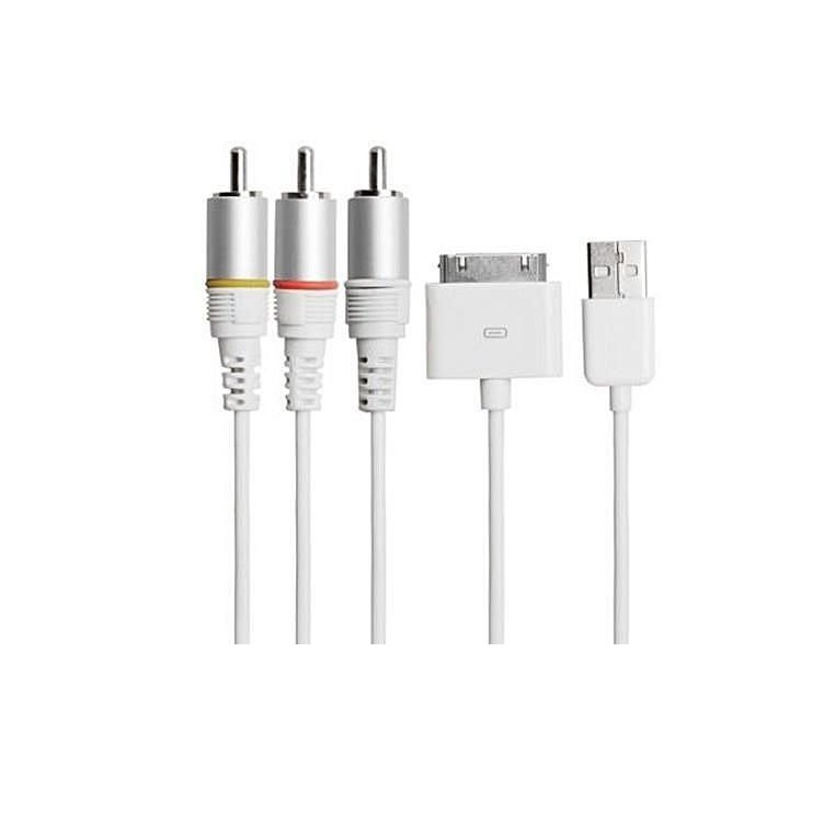 AV cable for iOS devices - 1.8m - 088552