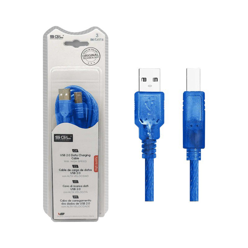 Printer cable - USB 2.0 - 5S01 - 3m - 097640