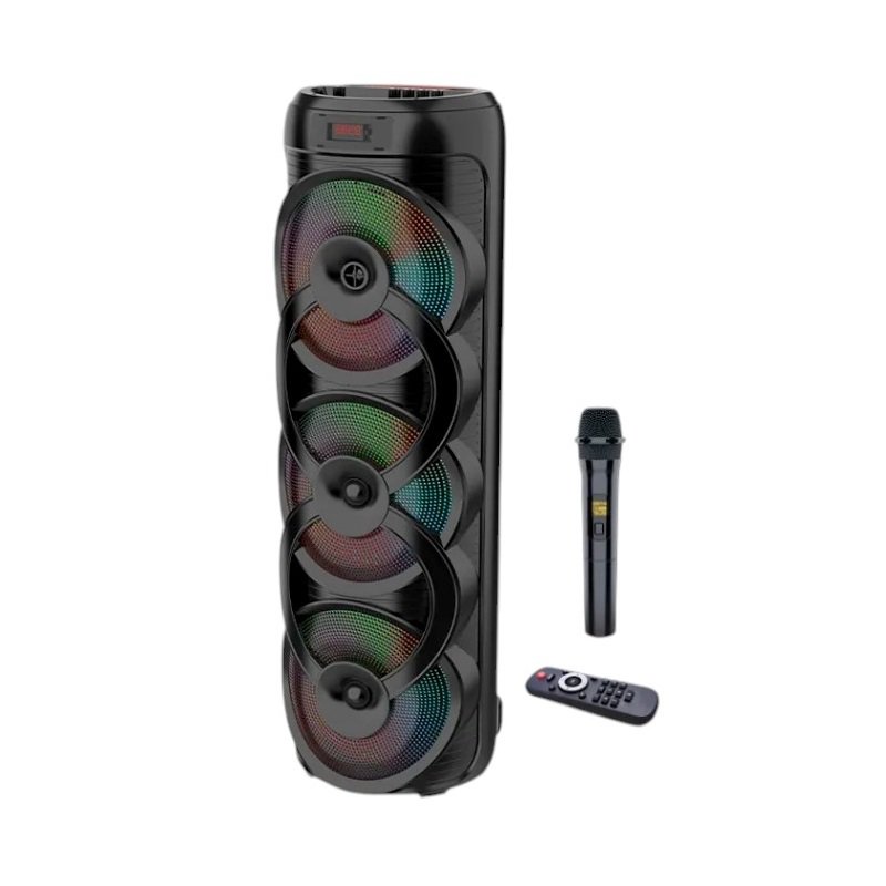 Portable subwoofer speaker with microphone Karaoke - ZQS-10302 - 103026