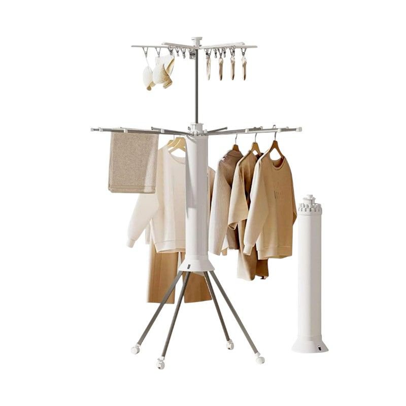Складная напольная вешалка и колесная сушилка для одежды - 12003-2 - 114272