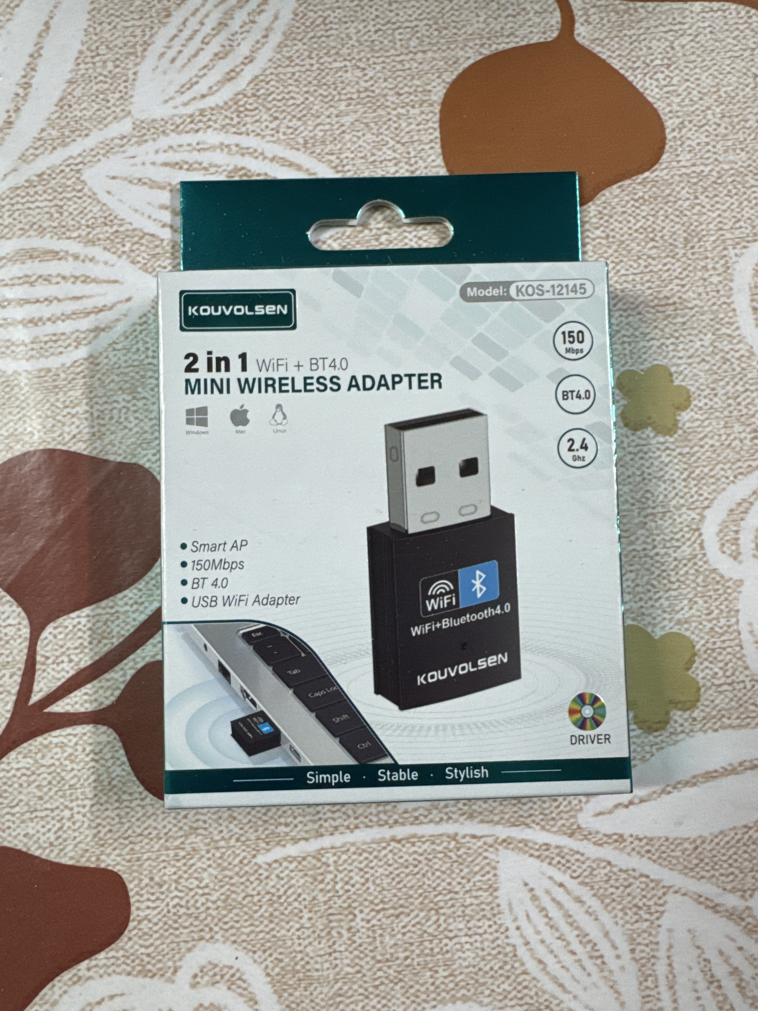 USB WiFi & Bluetooth 2 in 1 Adapter - Gaming Accessories Cyprus - Market-CY