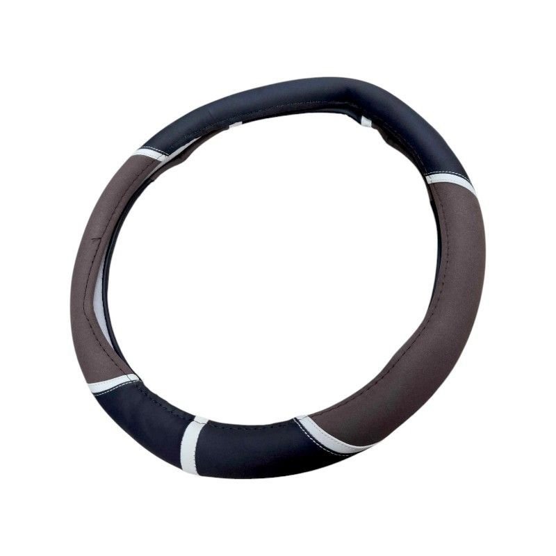 Чехол на рулевое колесо автомобиля - AL-7 - 122322 - Темно-коричневый