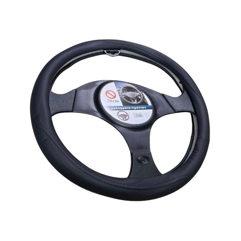 Car steering wheel cover - XY-051 - 122476 - Black/Black