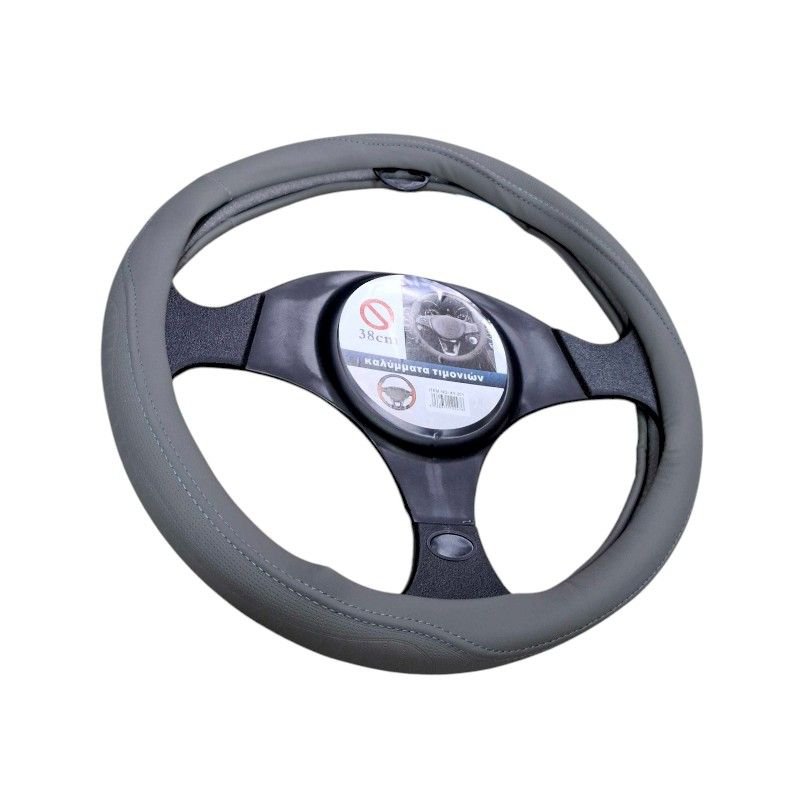 Car steering wheel cover - XY-051 - 122476 - Grey