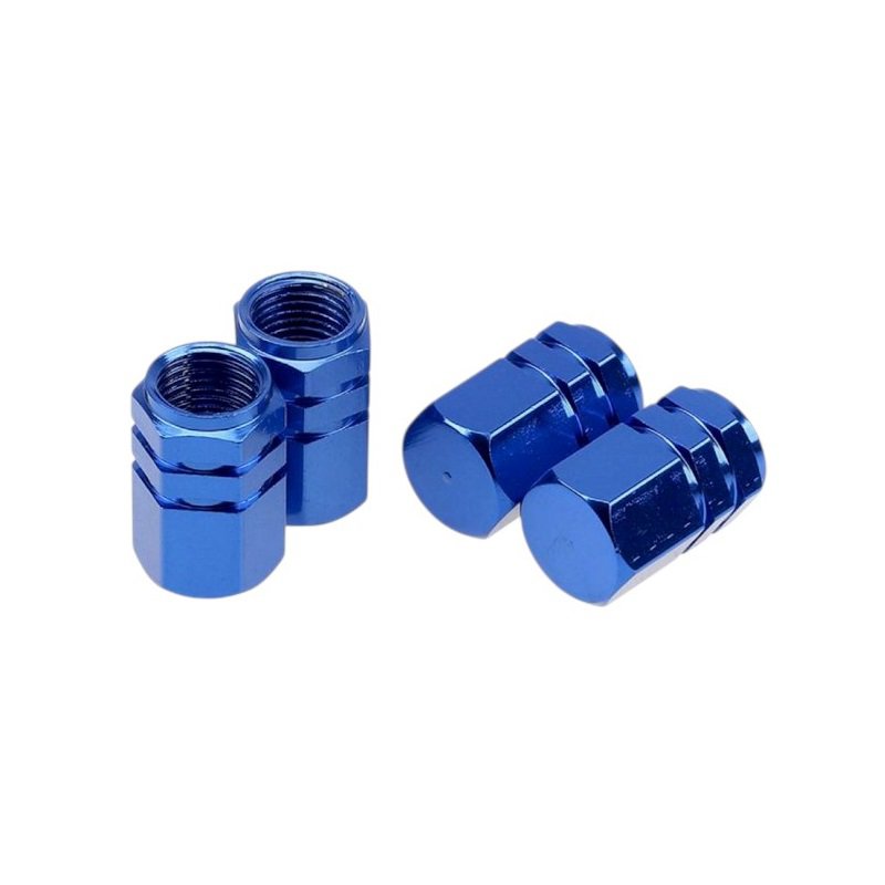 Car tire valve cap - R-Z17104-4U - 140521 - Blue