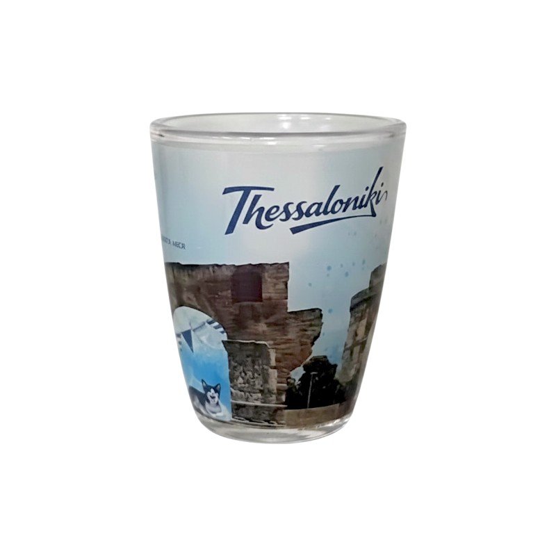 Souvenir Shot Glass - 20Z - Thessaloniki - Set of 12 pieces - 161271