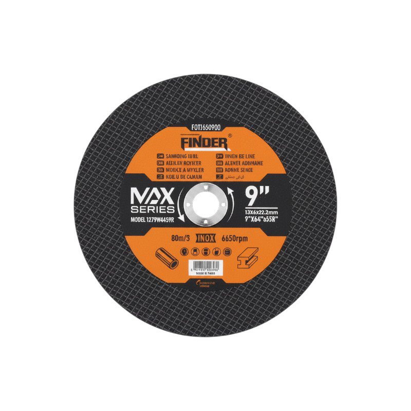 Metal cutting disc - 9" - 230x6x22.23mm - Finder - 190658