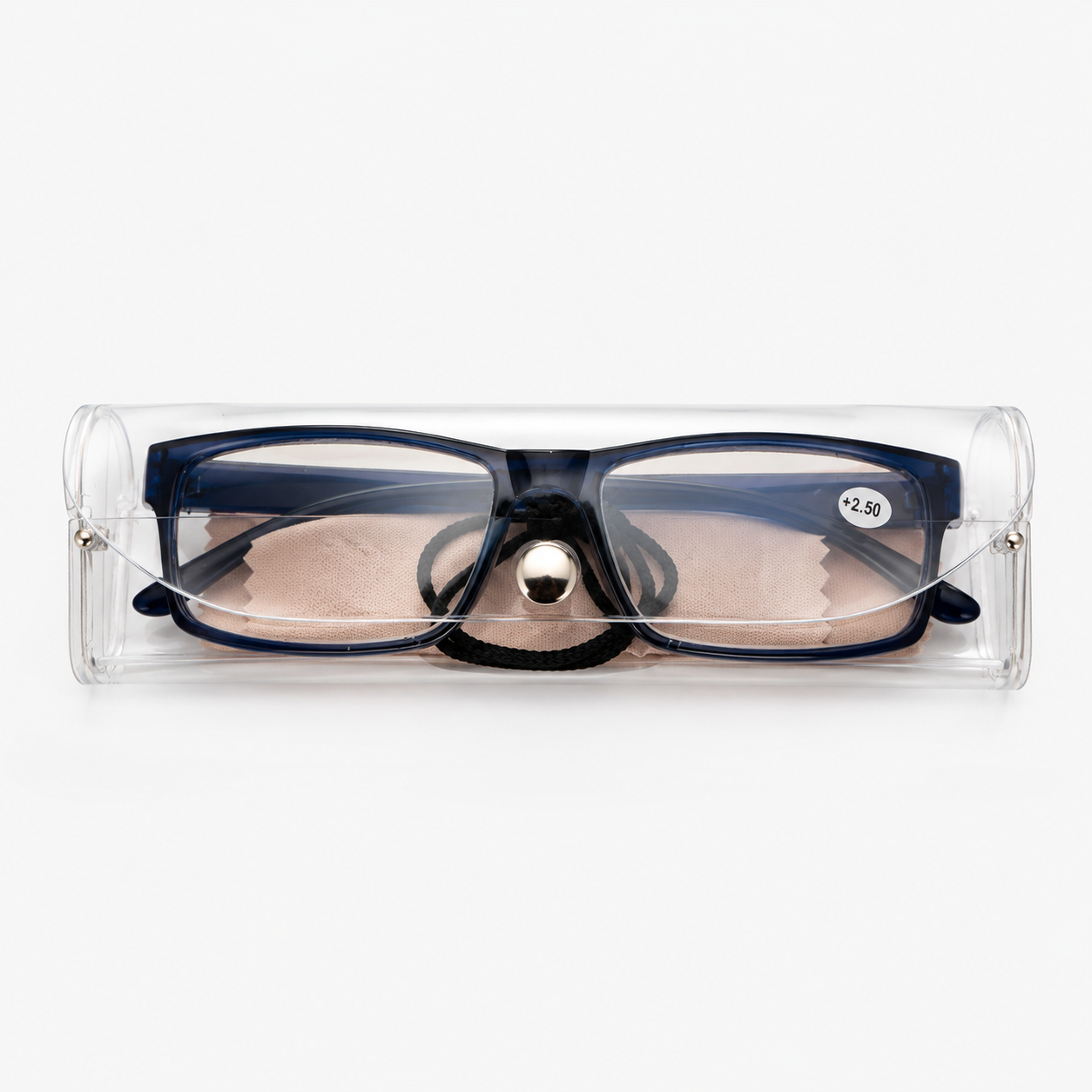 +2.50 Reading Glasses — Includes Case
