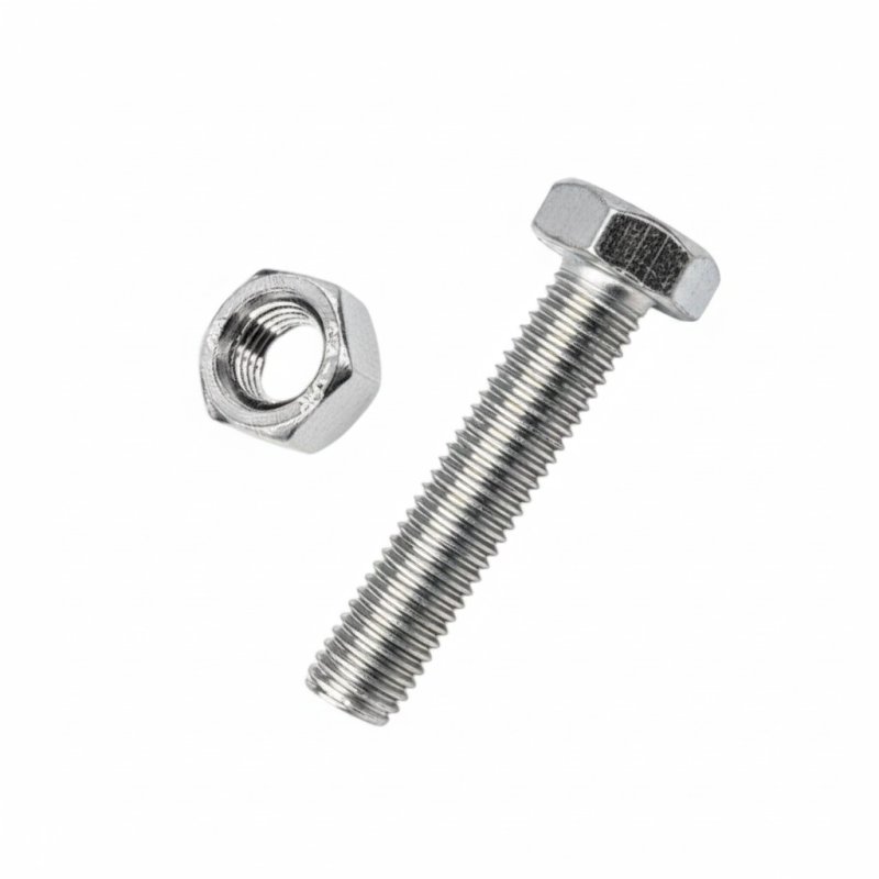 Шестигранный винт с гайкой - M5x16mm+M5 - Набор из 12 пакетов по 14 пар - 201819