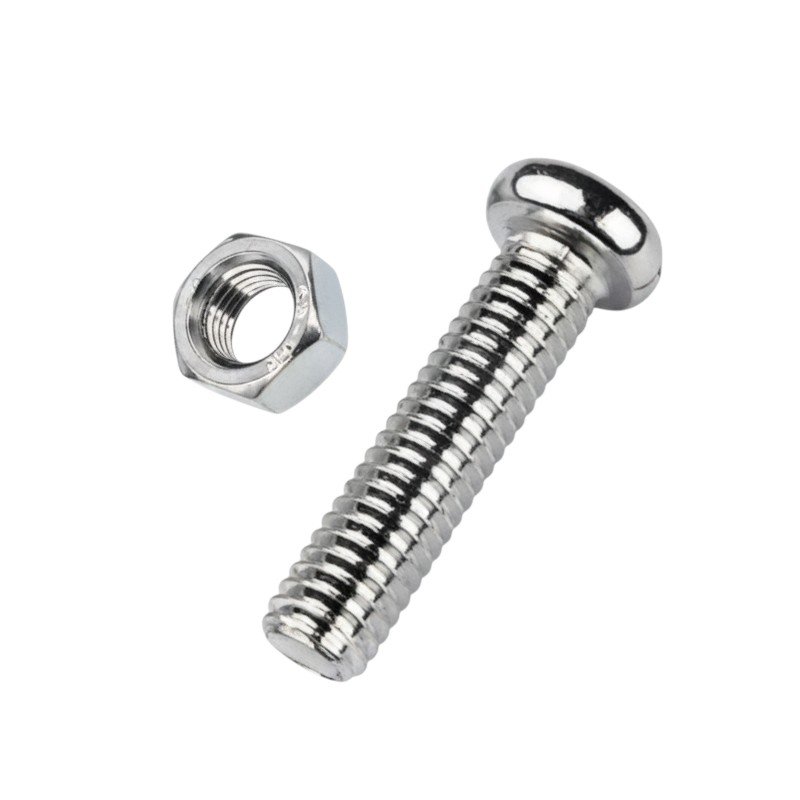 Βίδα σταυρός με παξιμάδι - 6mmx10mm+M6 - Σετ 12 πακέτα των 14 τεμαχίων - 202175