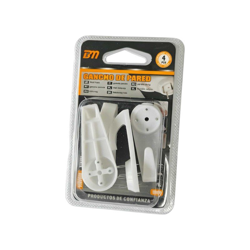 Wall hooks for frames - 50mm - Set of 12 packs of 4 pieces - 204797