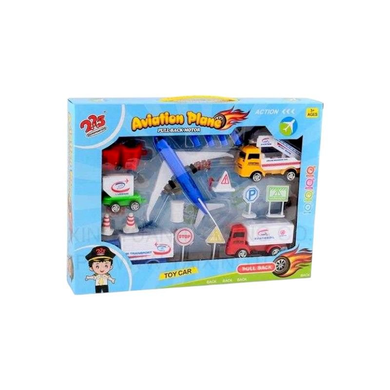 Airport set with vehicles & accessories - 225-7731 - 215261