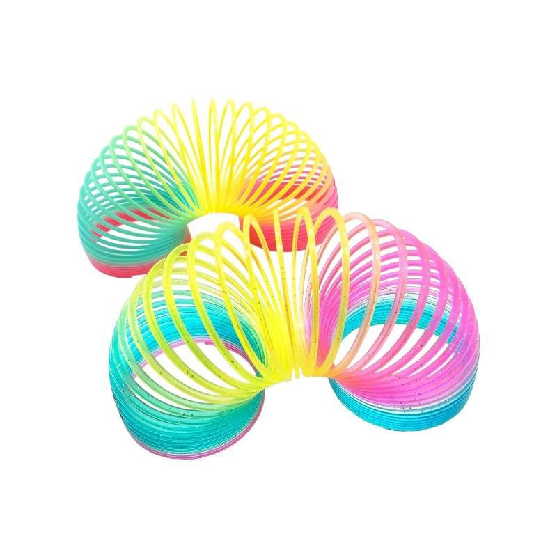 Plastic Colorful Spring - Rainbow - SM92-J - 215293