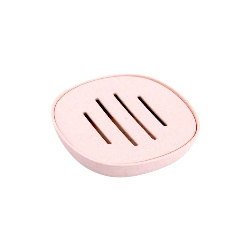 Пластиковые мыльницы для ванной - Набор 9 шт. - Светло-розовый - 21628