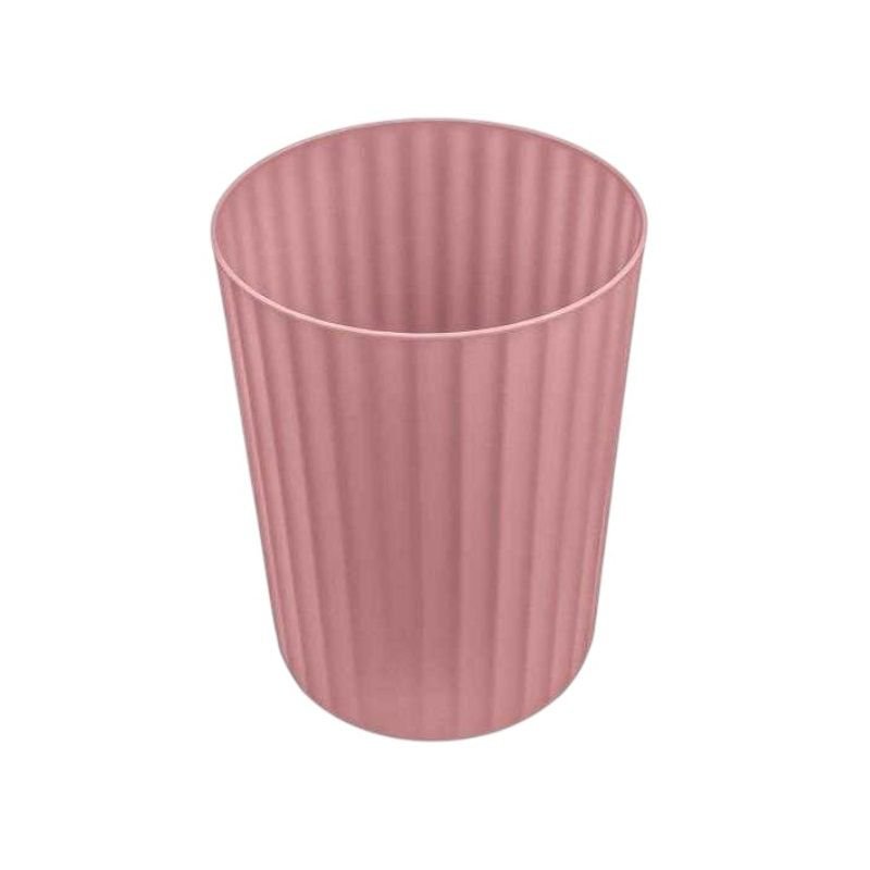 Bathroom waste bin plastic - Pink - 21737