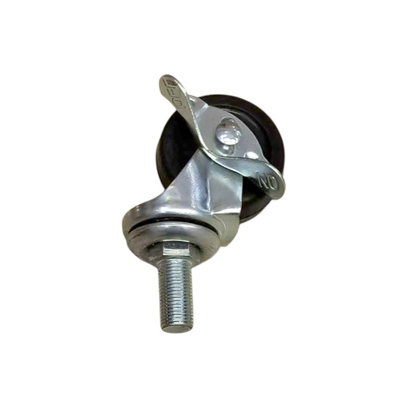 Furniture swivel caster with brake - 2.5" - 1 piece - PP - 228960