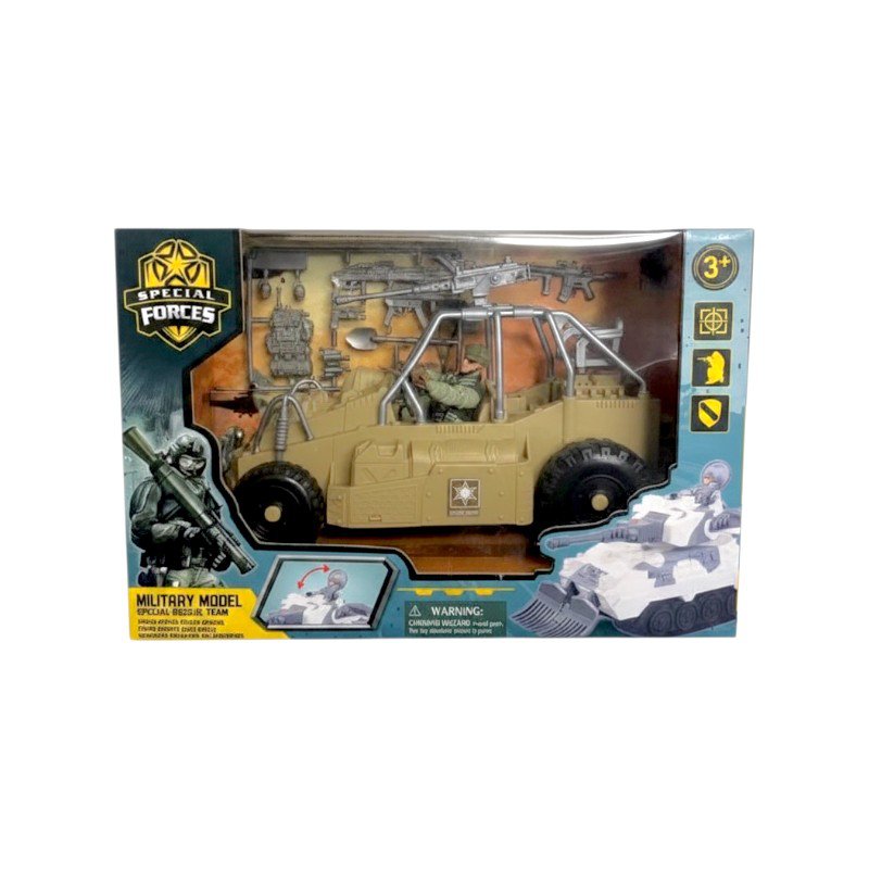 War vehicle set with accessories - 23130 - 232624