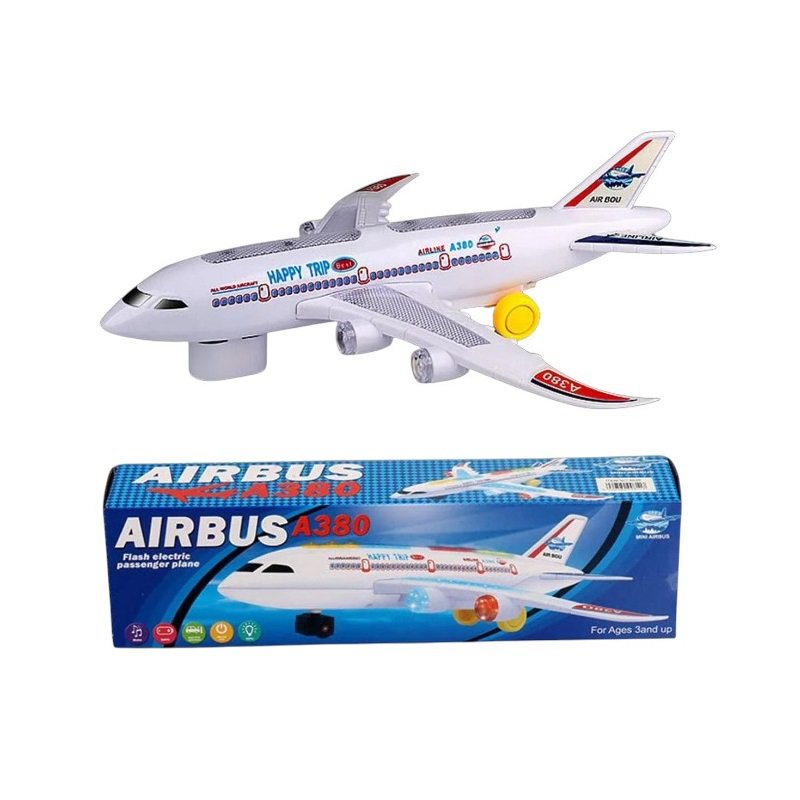 Electronic airplane with sound & lighting - 8620 - 233294