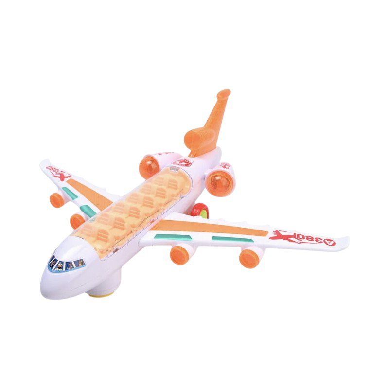 Electronic airplane with lighting - 194-A380 - 233295