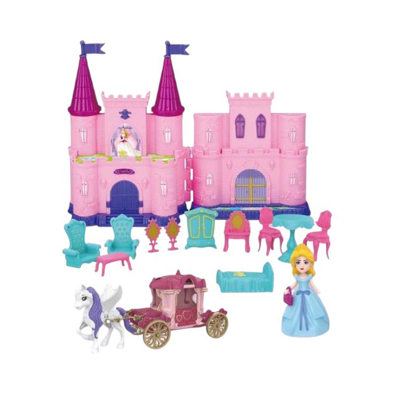 Princess castle with accessories & lighting - SG-29067 - 233397