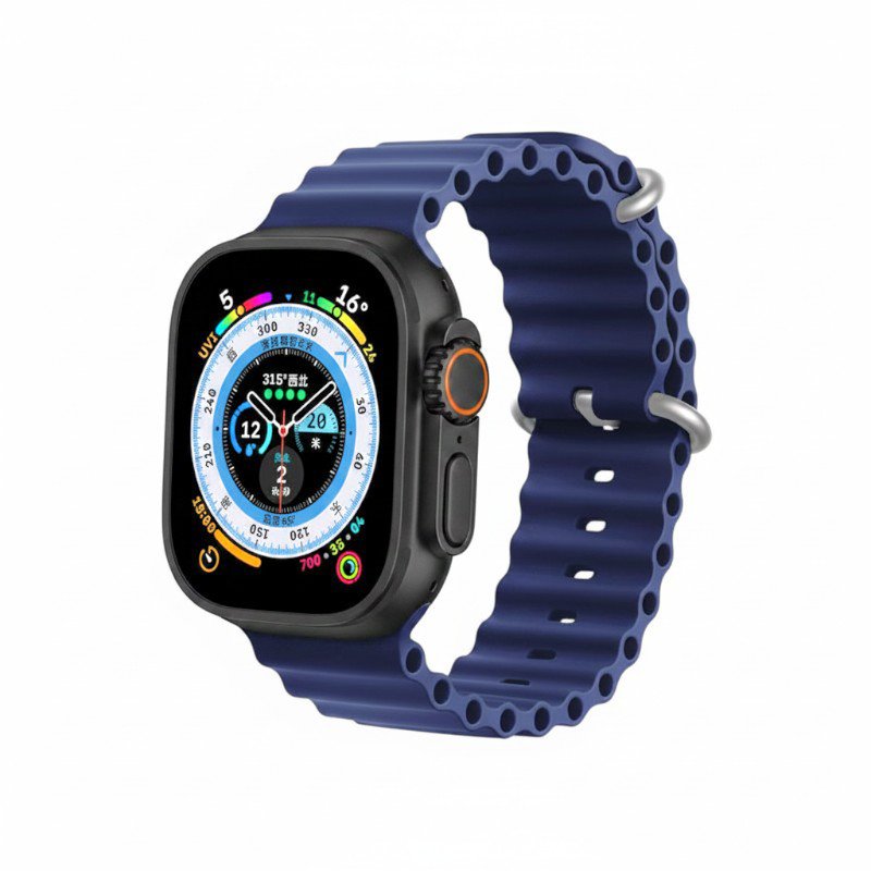 Smartwatch Set with 2 Straps - GUS-15 - 260219 - Blue