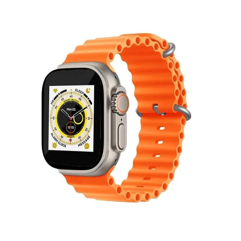 Smartwatch Set with 2 Straps - GUS-15 - 260219 - Orange