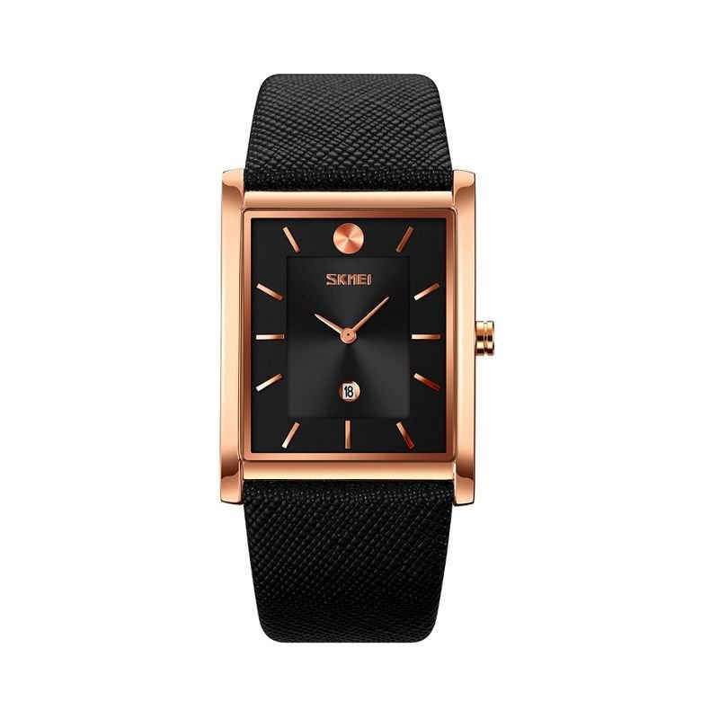 Analog wristwatch – Skmei - 9256 - Black/Rose Gold