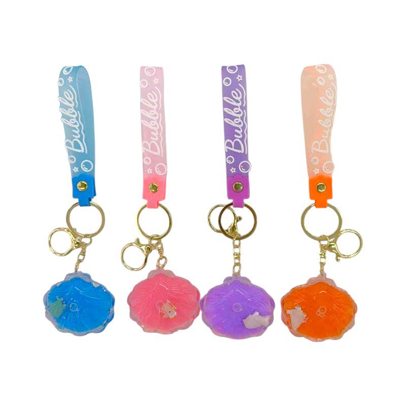 Children's keychain Water shell with strap - Set of 12 pieces - 294020