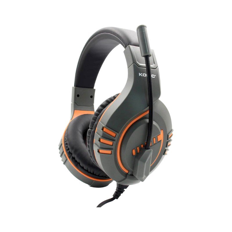Wired Gaming Headphones - E9 - KOMC - 302971 - Orange