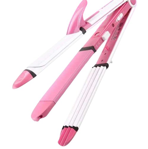 Hair Straightener - 3in1 - KM-1291-B - Kemei