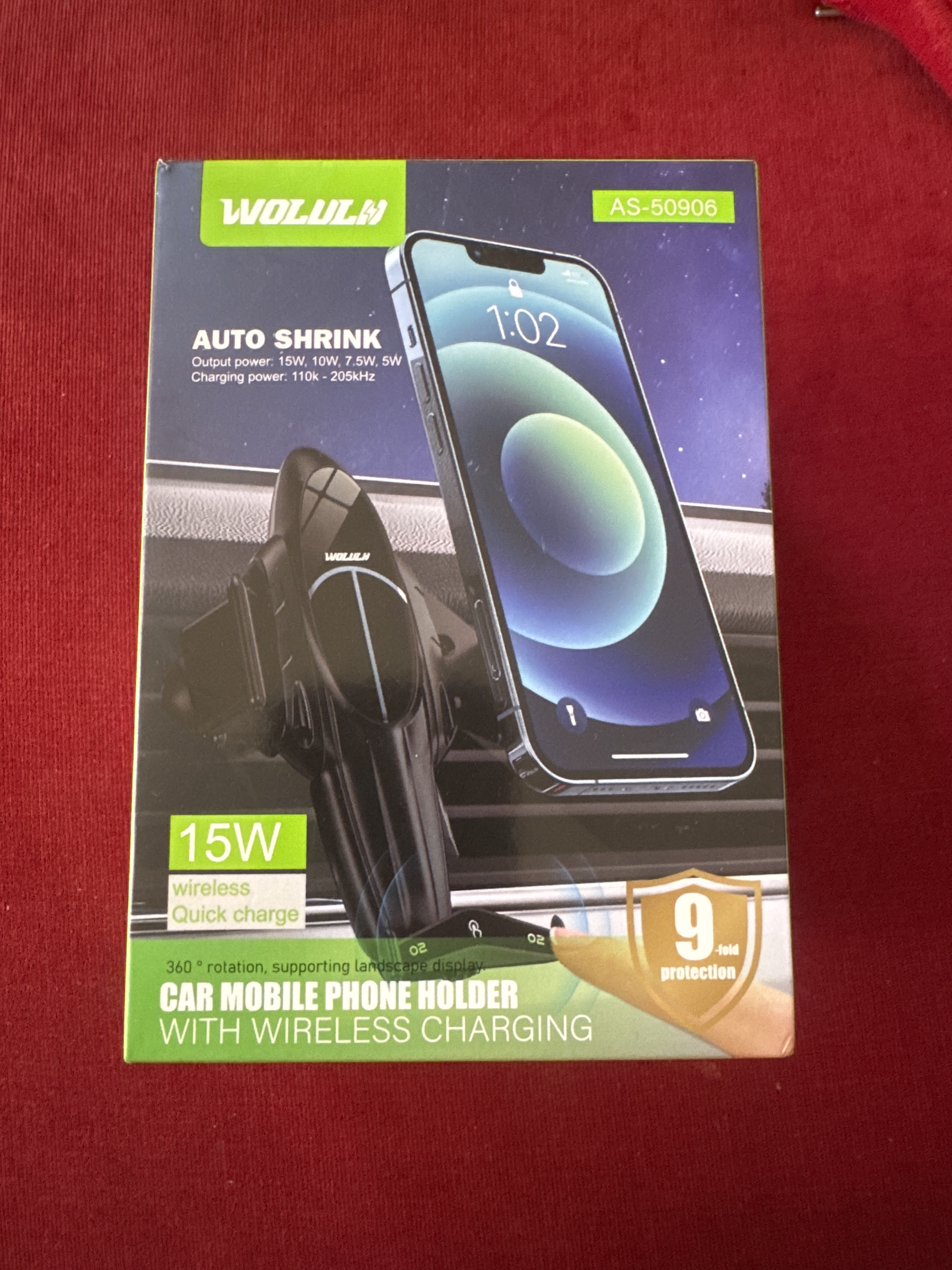 Automatic Car Mobile Holder with Wireless Charging 15W - Ηλεκτρονικό Κατάστημα στην Κύπρο - Market-CY
