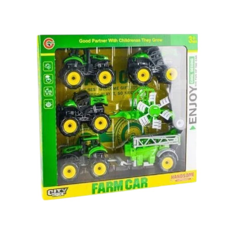 Набор сельскохозяйственных машин с аксессуарами - 9871-10 - 524161