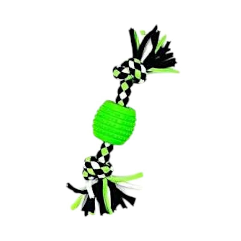 Dog toy rope with chew ball - 22cm - 12pcs - 550519