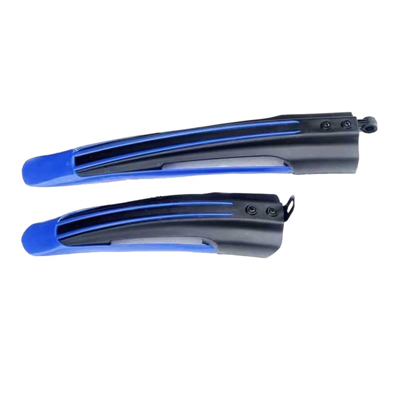 Set of front and rear bicycle mudguards - S23-806 - 650370 - Blue