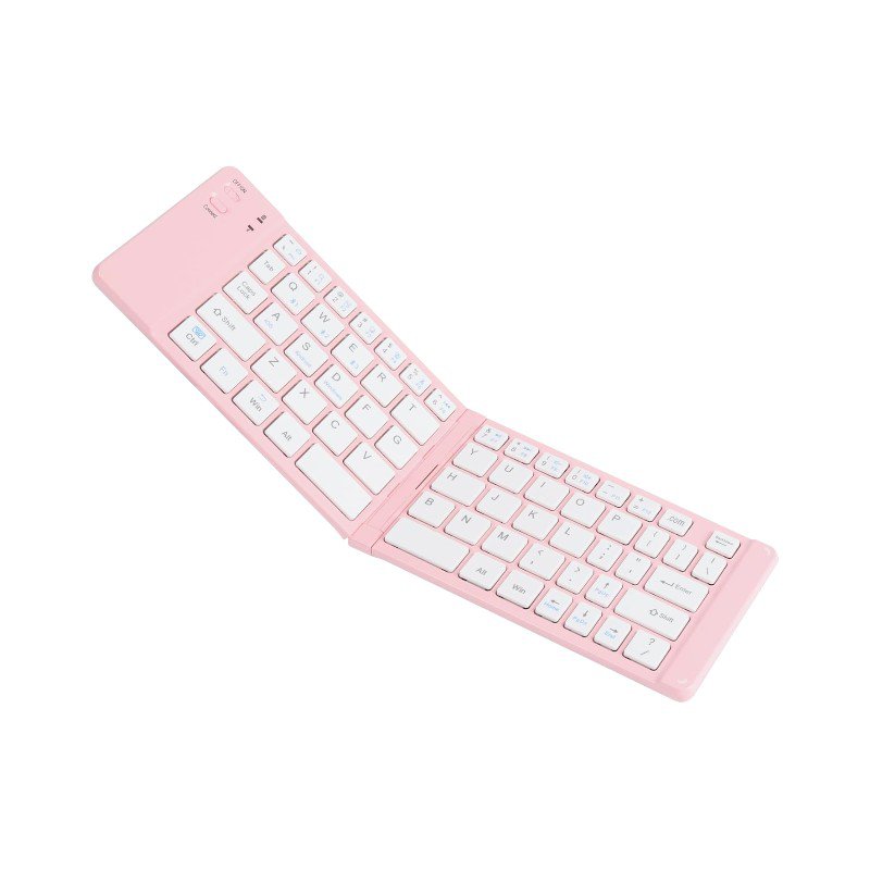 Folding wireless keyboard - A1006 - AOAS - 654245 - Pink