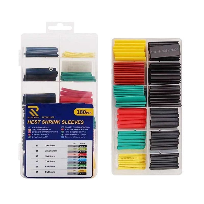 Heat shrink cable sleeves - 180pcs - 672922