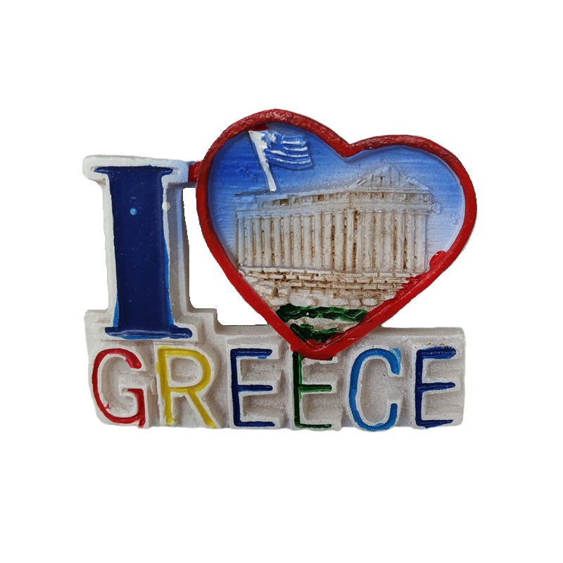 Tουριστικό μαγνητάκι Souvenir - Σετ 12pcs - Resin Magnet - Greece - 678002
