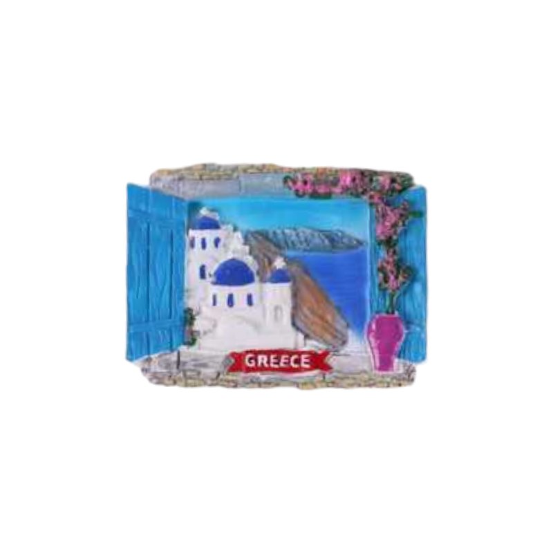 Tourist Souvenir Magnet - Set 12pcs - Resin Magnet - Greece - 678384
