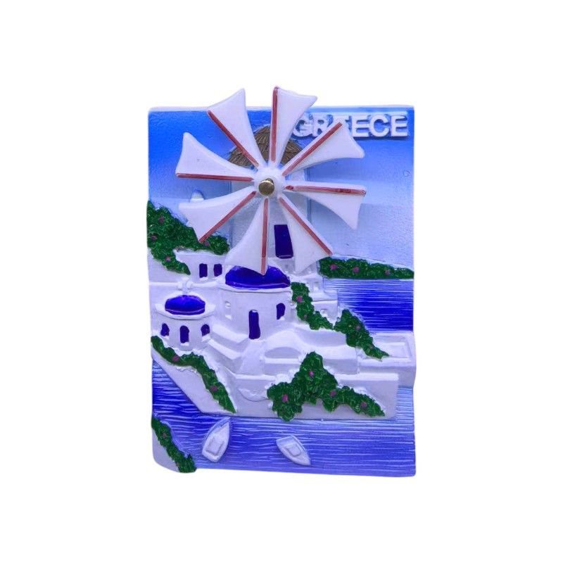 Tourist souvenir magnet - Set 12pcs - Greece - 678492